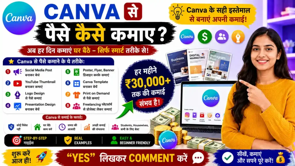 Canva Se Paise Kaise Kamaye