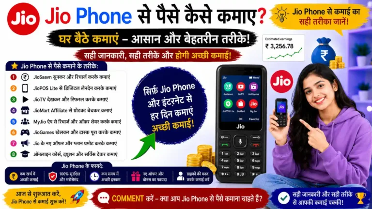 Jio Phone Se Paise Kaise Kamaye