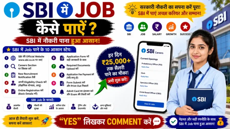 SBI Me Job Kaise Paye