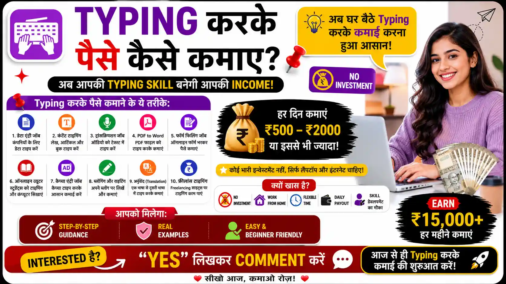 Typing Karke Paise Kaise Kamaye
